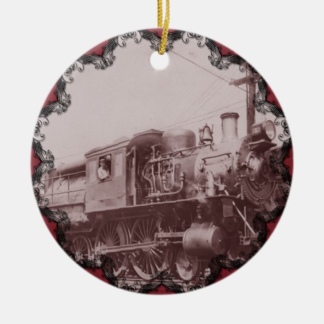 1900 Baldwin Locomotive Ornament (Framsidan)