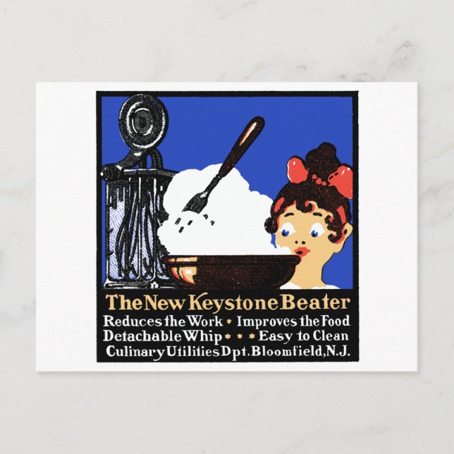 1900 Keystone Beater Vykort (Framsida)