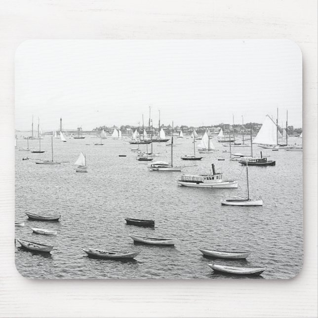 1900 Marblehead hamn Massachusetts Musmatta (Framsidan)