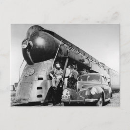 1900-talets Begränsada Vintage New York Central Ra Vykort