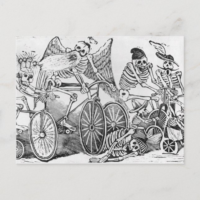 1900-talets Calavera Vykort (Framsida)