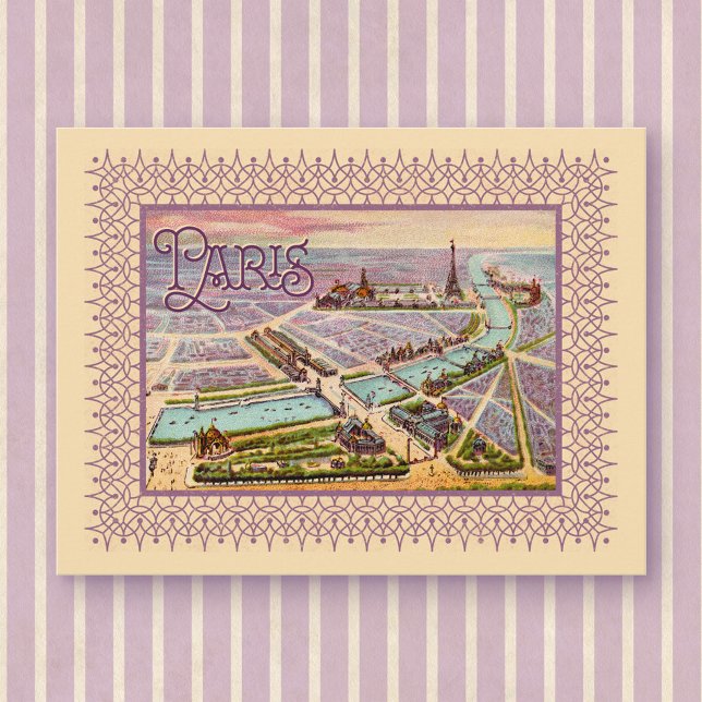 1900-vykort för Paris Expo Vykort (Skapare uppladdad)
