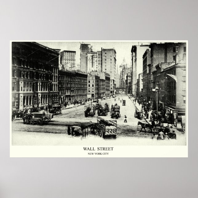 1900 Wall street Poster (Framsidan)