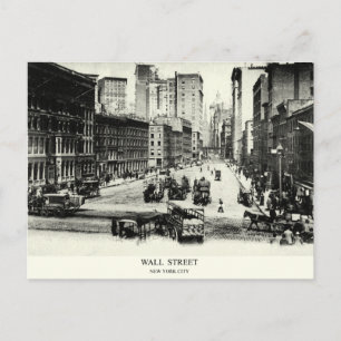 1900 Wall street Vykort