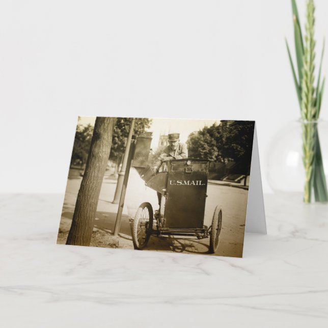 1900s postar manen kort (Framsida)