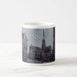1900S VIENNA AUSTRIA POSTCARD COFFEE MUGG