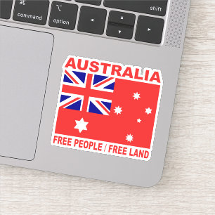 1901 Australiens landfria flagga 3:2 Klistermärken