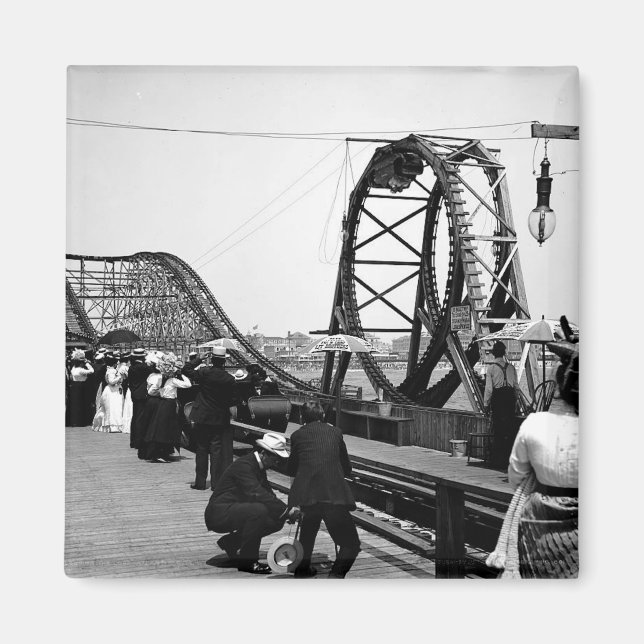 1901 Loop Roller underlägg magnet (Framsidan)