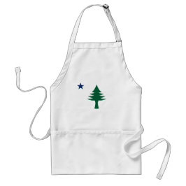 1901 Maine Flagga Apron Förkläde