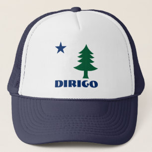 1901 Maine flaggahatt - Dirigo upplaga Keps