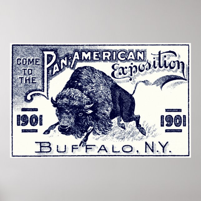 1901 Pan-American Expo Poster (Framsidan)