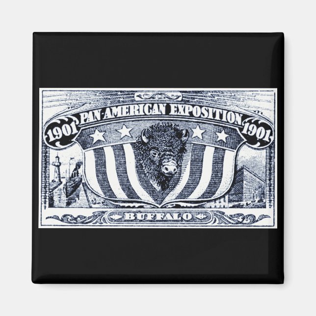 1901 Pan-American Exposition Magnet (Framsidan)