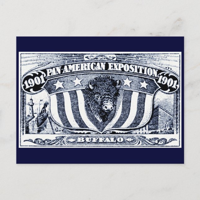 1901 Pan-American Exposition Vykort (Framsida)