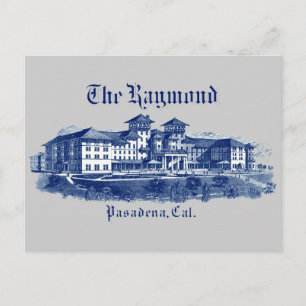 1901 Raymond Hotel Pasadena California Vykort