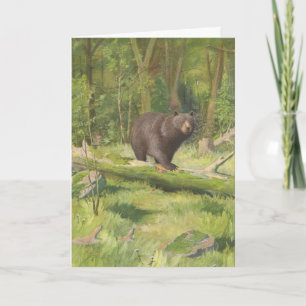 1902 Adirondack Black Bear Kort
