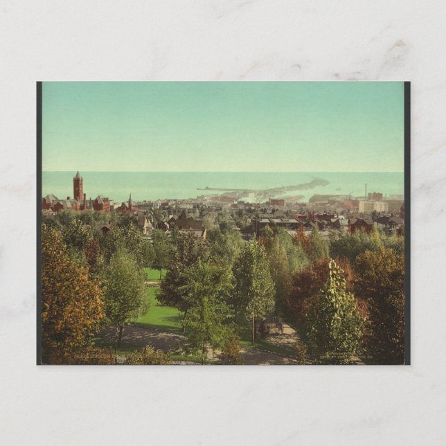 1902 Duluth, MN från Cascade Park Vykort (Framsida)