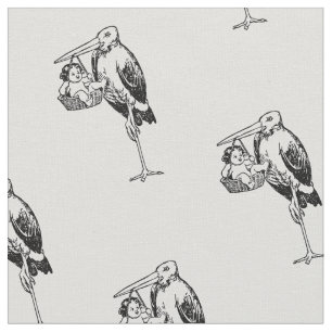 1902 Vintage Stork Baby Ad Tyg