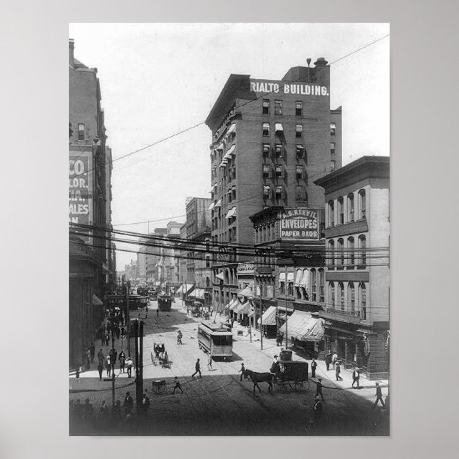 1903 4th St. Louis Missouri Print Poster (Framsidan)