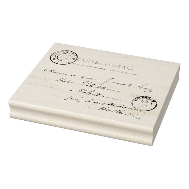 1903 Amsterdams postkort med märkning Art Frimärke Stämpel (Stämpel)