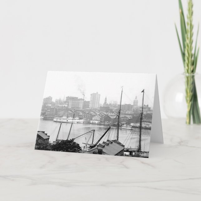 1903 Baltimore Maryland Greeting Card Kort (Framsida)