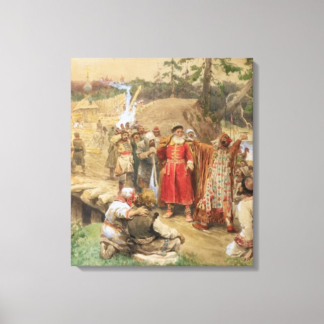 1904 års erövring av de nya regionerna i Ryssland Canvastryck (Framsida)