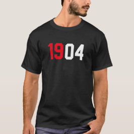 1904 Benfica Red White T Shirt