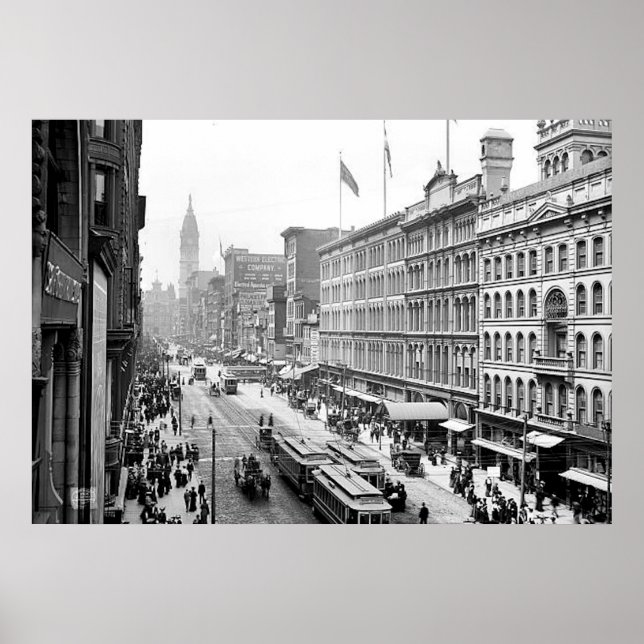 1904 Market St. Philadelphia Pa. Skriv Poster (Framsidan)