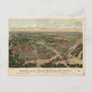 1904 St Louis World's Fair Vykort