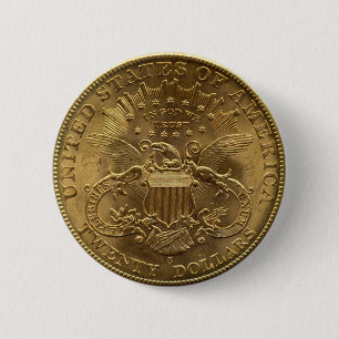 1904 tjugo dollar myntar, tillbaka (svanar) eller knapp