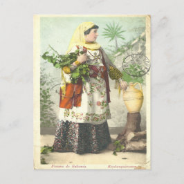 1905 Grekiska Femme de Salamis-vykort Vykort
