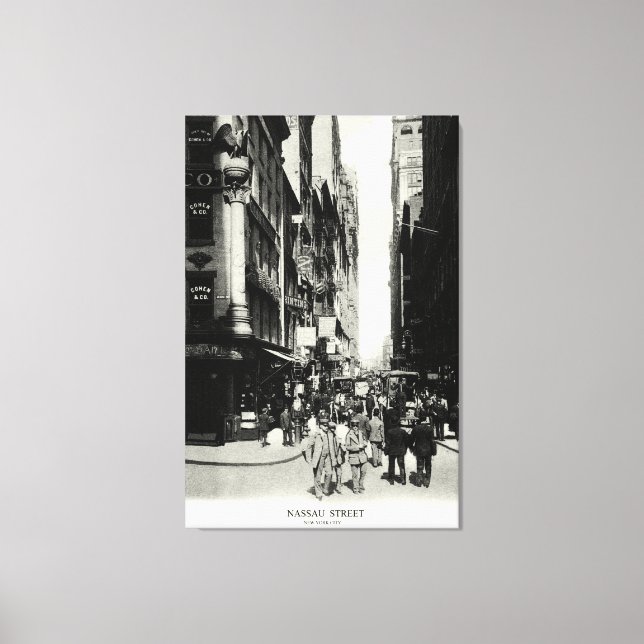 1905 Nassau Street, New York City Canvastryck (Framsida)