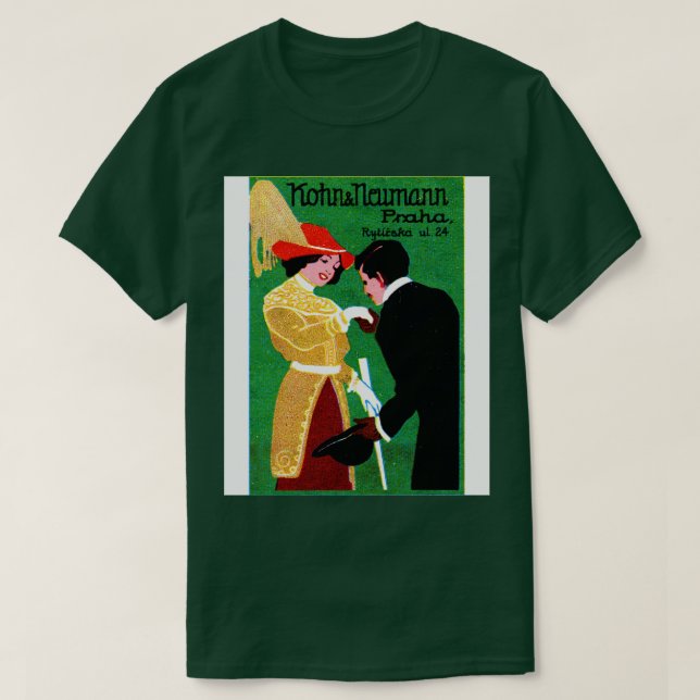 1905 Prag Mode T Shirt (Design framsida)