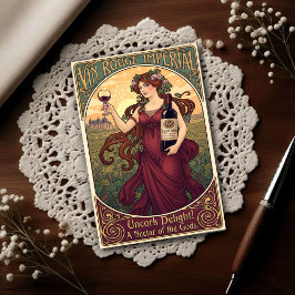 1905 Vintage Vin Rouge Impérial Vinreklam Vykort