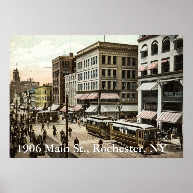 1906 Main St., Rochester, NY Poster (Framsidan)