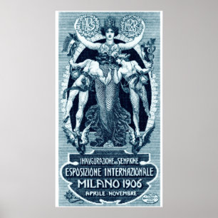 1906 Milan Internationell Expo Poster
