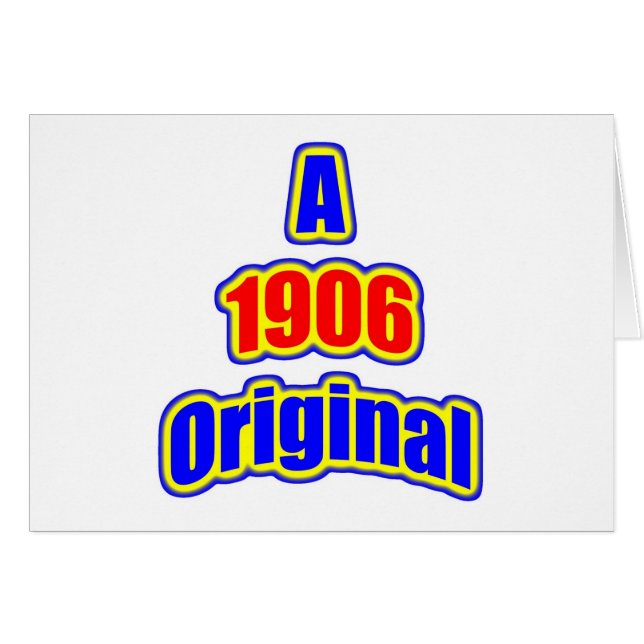 1906 röda original- Bl Hälsningskort (Framsidan Horizontal)