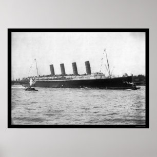 1907 års borgmästare i Lusitania Poster