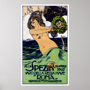 1907 Italienska bybor Poster