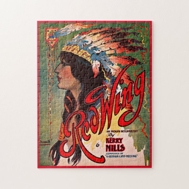 1907 Redwing lakan musikförråd Pussel (Vertikal)