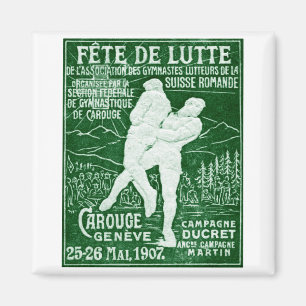 1907 Schweiziska brottningen Magnet