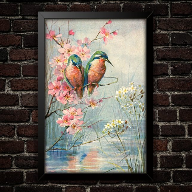 1907 Vintage Kingfish and Blommars Poster (Skapare uppladdad)