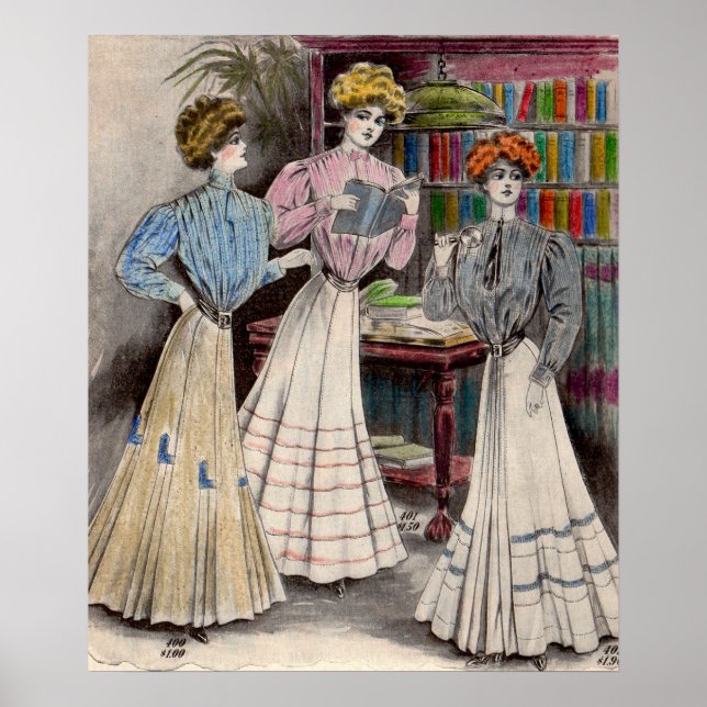 1908 Gimbels klänning nr 1 Poster (Framsidan)