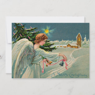 1908 Julängel God Jul Julkort