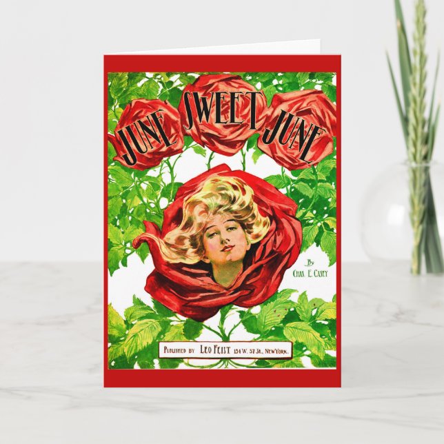 1908 juni Svenska musiklämparen lakan Kort (Framsida)