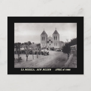 1908 PLAZA VIEW, LA MESILLA, NEW MEXICO POSTCARD VYKORT