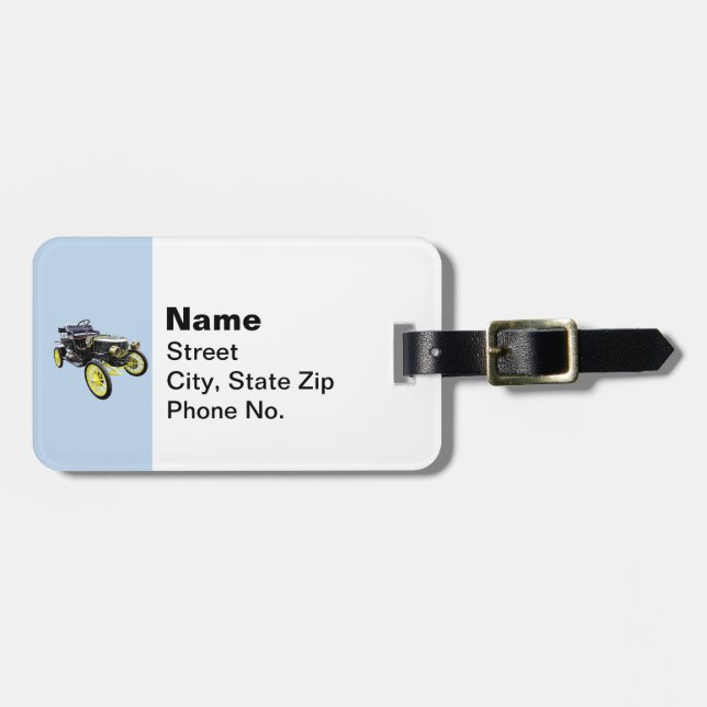 1908 Stanley Steamer Motor Car Bagagebricka (Horisontell Framsida)