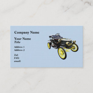 1908 Stanley Steamer Motor Car Visitkort