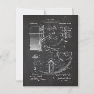 1909 Drum and Musical Apparatus - Patent Teckning Inbjudningar