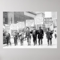 1909 MARS FÖR ARBETE AV ARBETSLÖSA