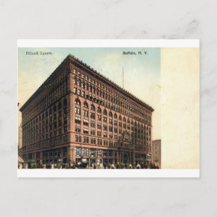 1909 Vintage Ellicott Square, Buffalo, NY Vykort